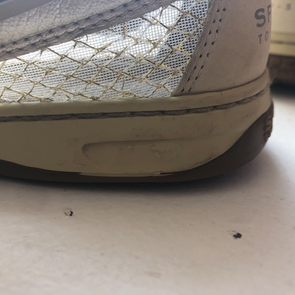 Sperry Women's Angelfish Boat Shoes with Gold - Picture 4 of 5